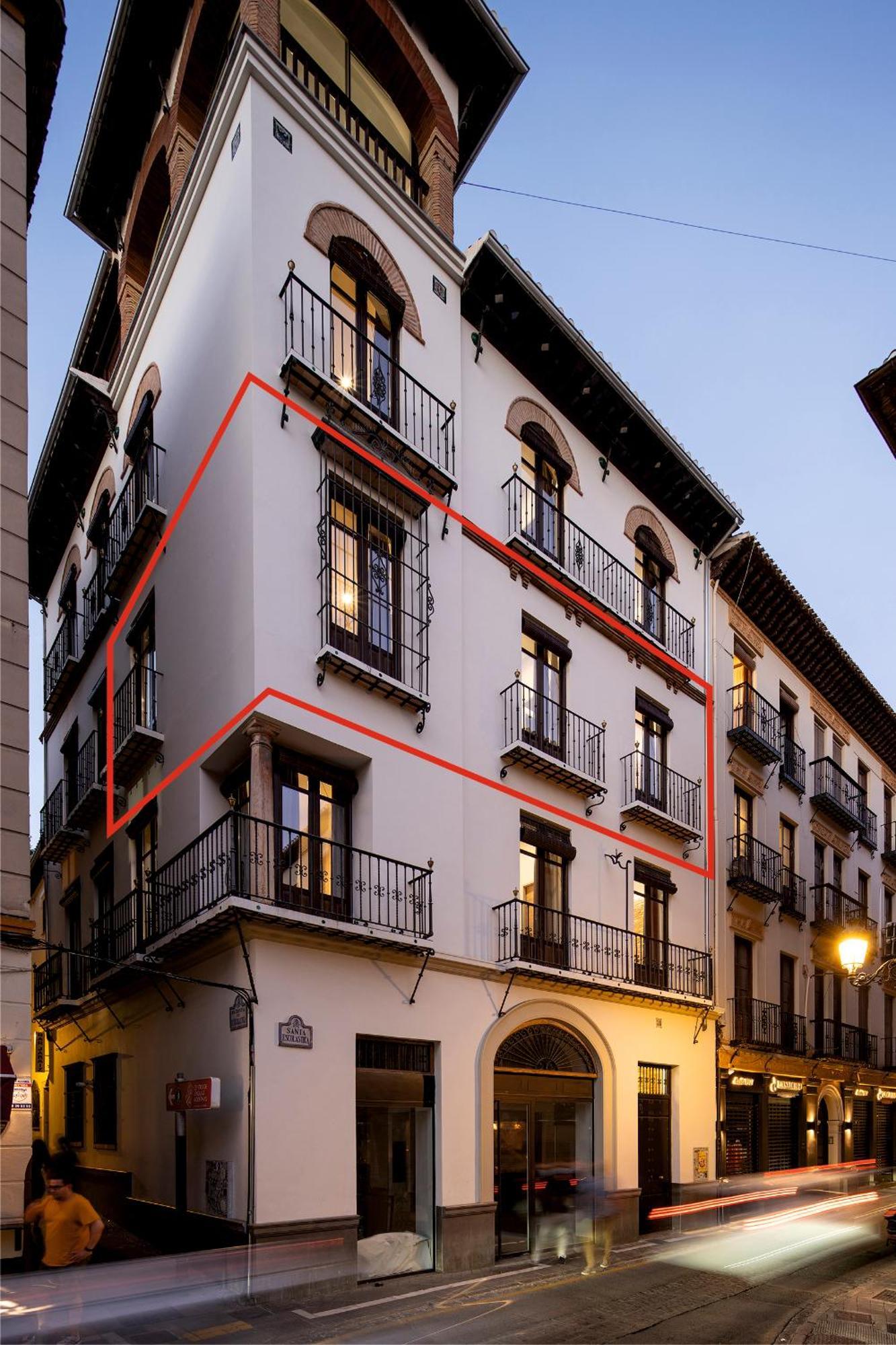 Santa Escolastica En Pleno Centro De Granada Bagian luar foto